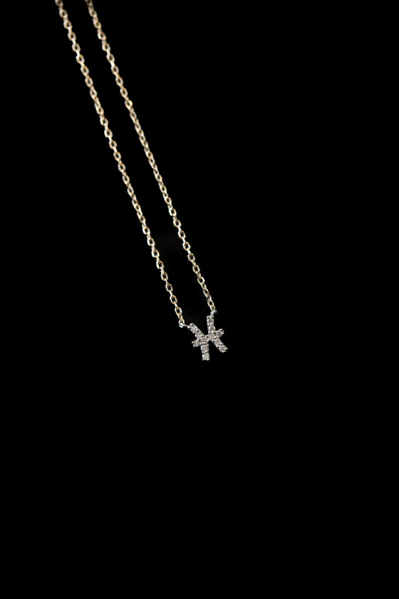 Star Sign Diamond Necklace