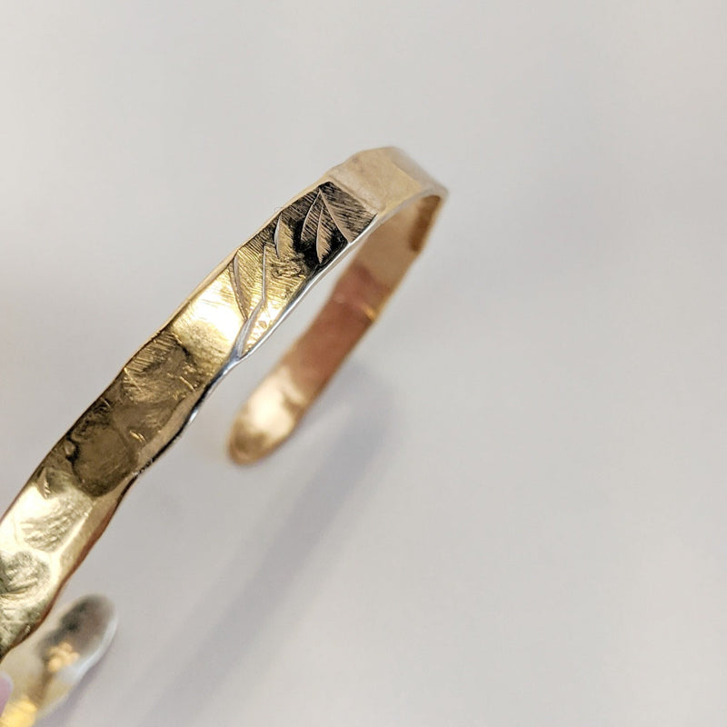 Organic Gold Cuff